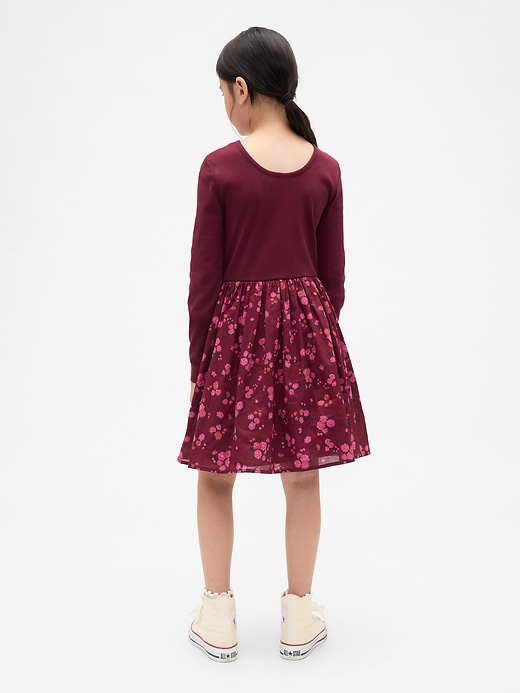 Image number 3 showing, Kids Mixed Media Dress