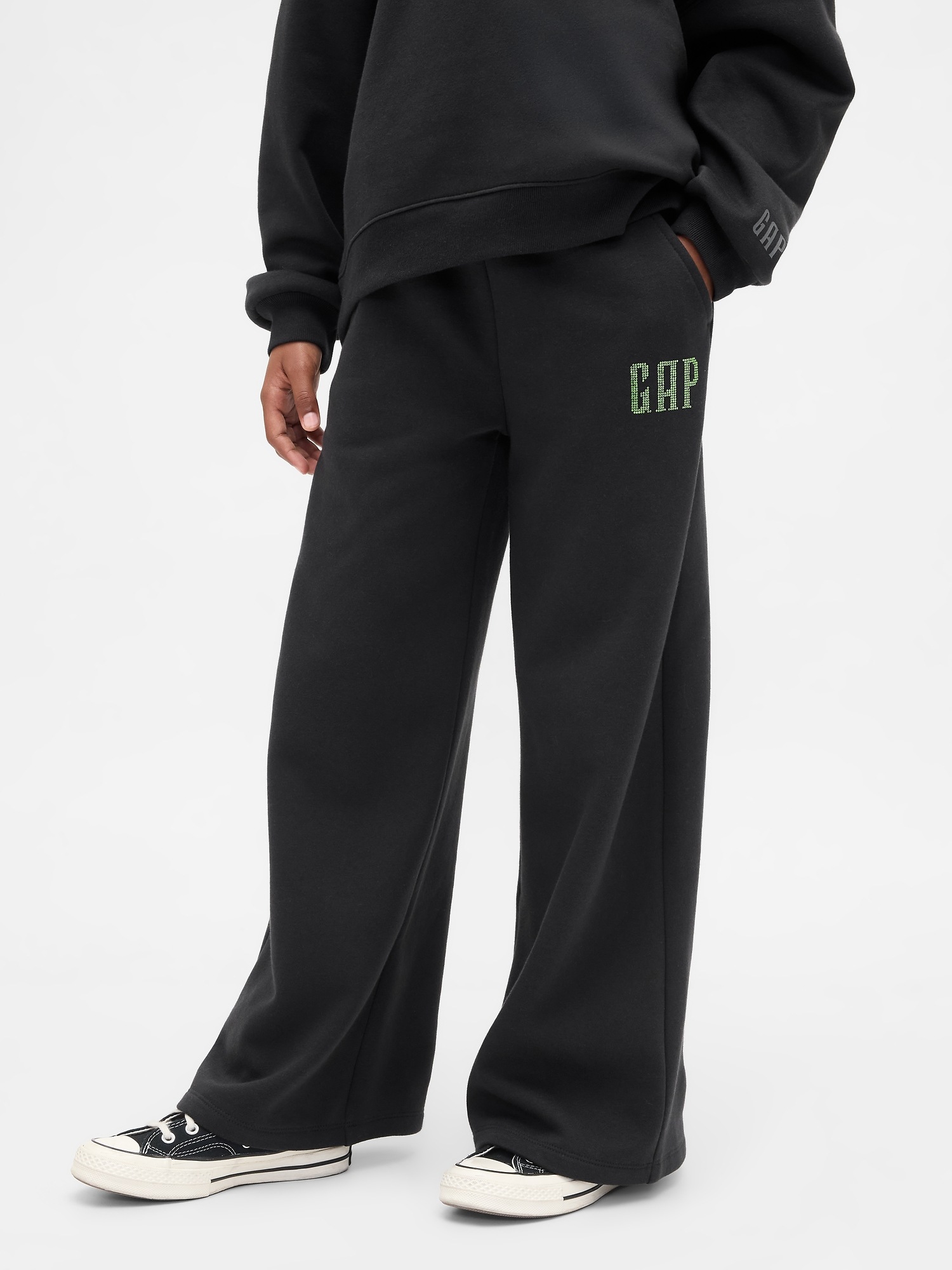 Детские джоггеры Gap Wicked VintageSoft с логотипом — фото 3