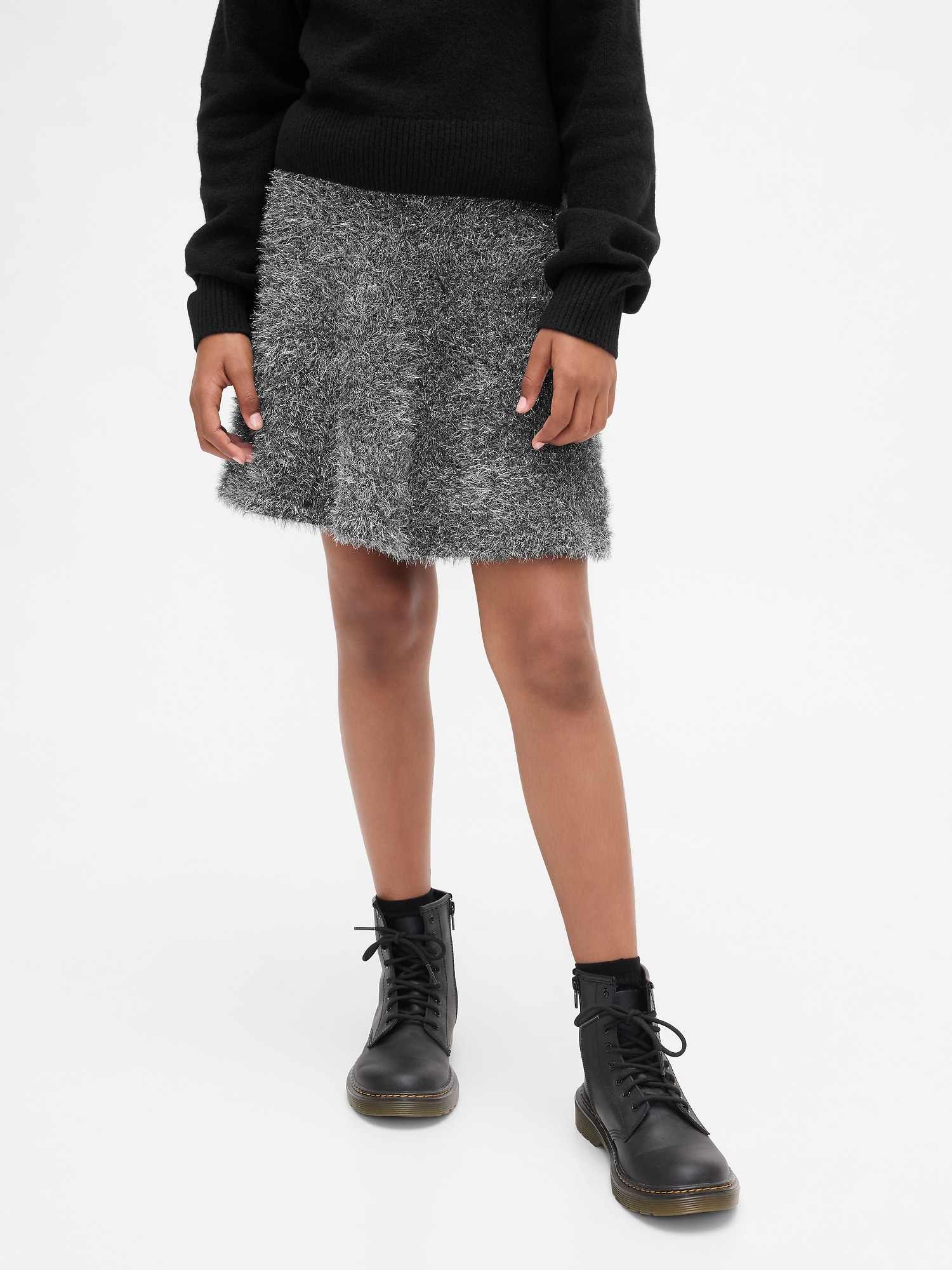 Kids Wicked Tinsel Eyelash Sweater Skirt