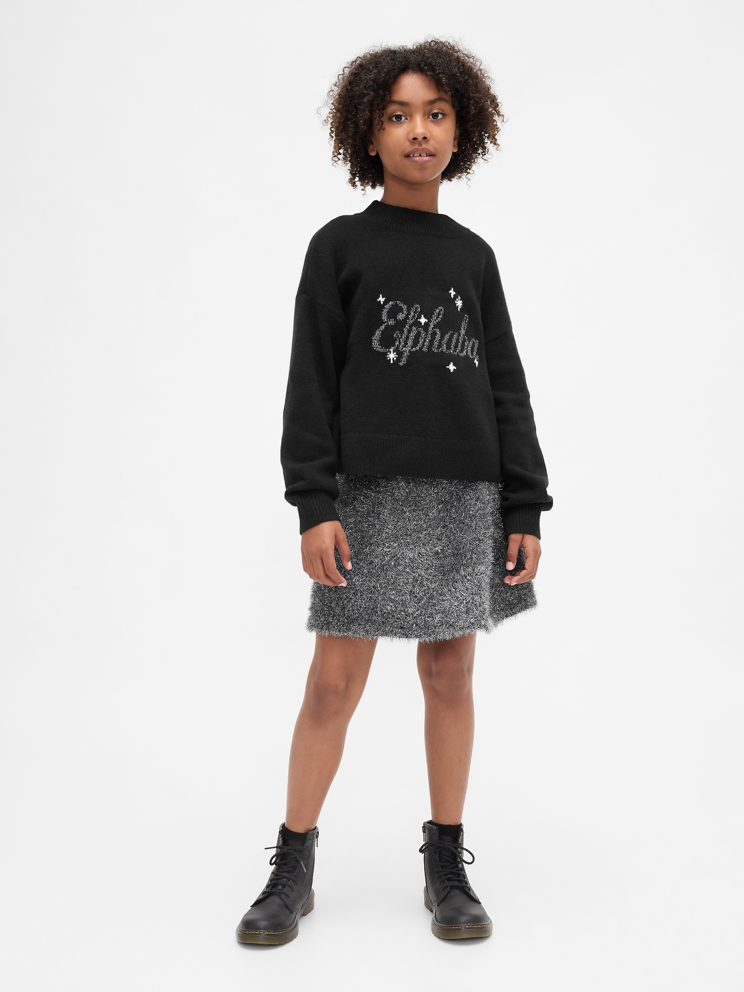 Gap Kids Wicked Tinsel Eyelash Sweater Skirt