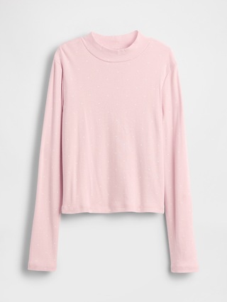 G-Star Top Donna A Costine Con Collo Alto Slim Rib – Senza Maniche, Vestibilità Aderente, Stampa Grafica Su Spalla