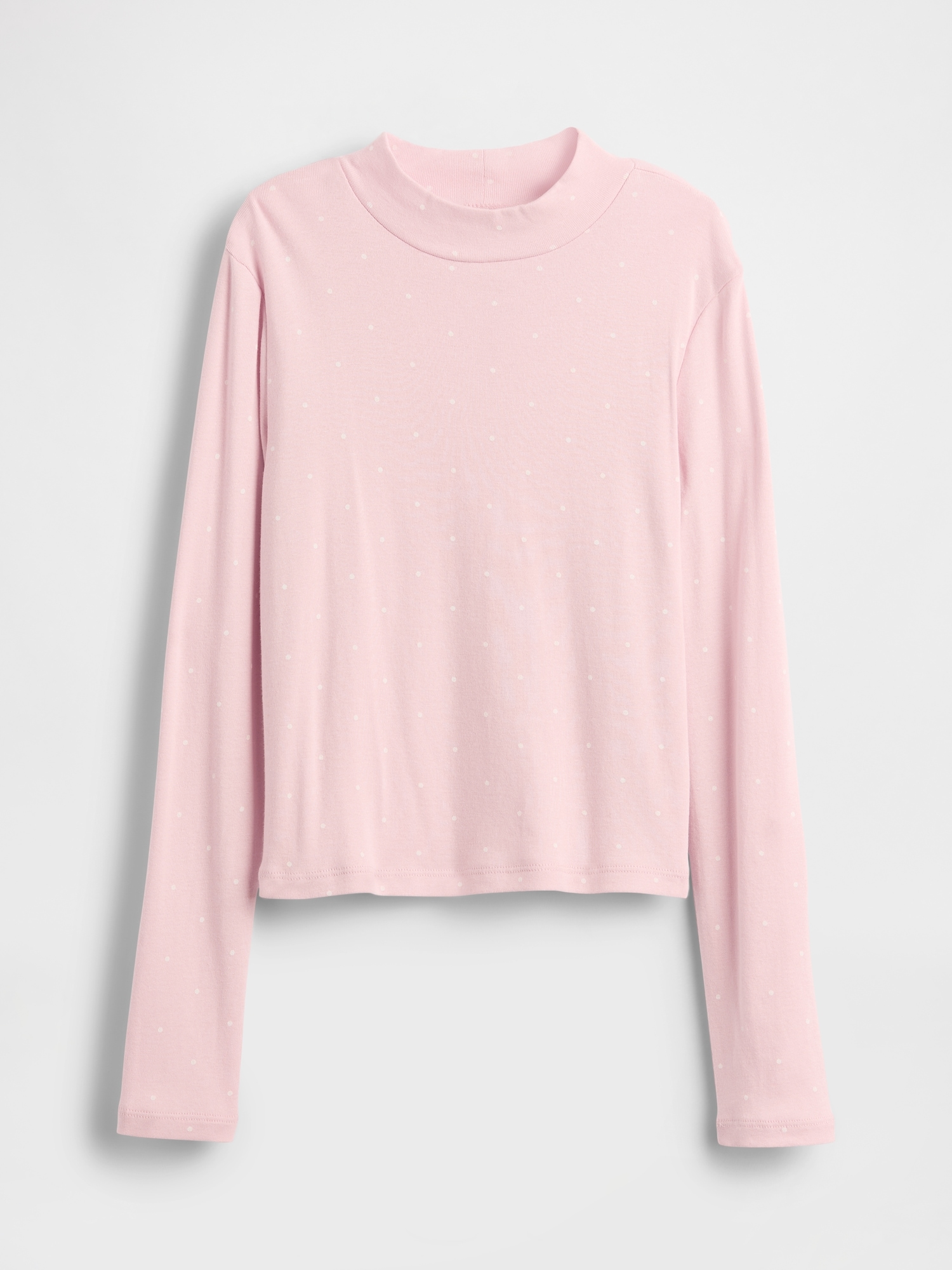 Kids Rib Mockneck T-Shirt