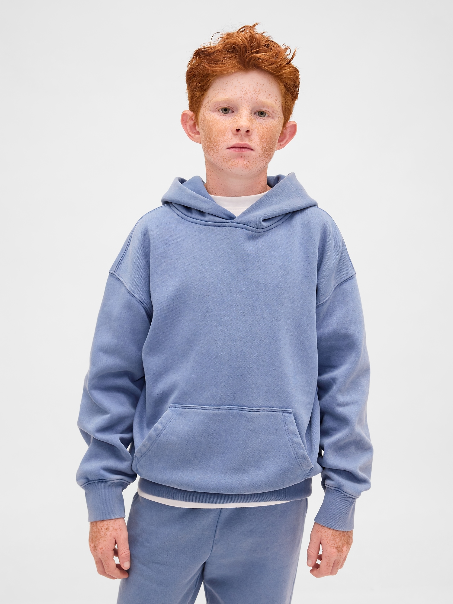 Kids VintageSoft Relaxed Hoodie - Bainbridge Blue