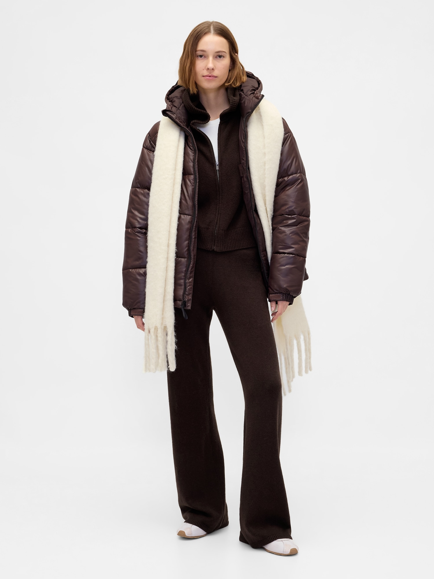 CashSoft Boot Sweater Pants - Terra Brown