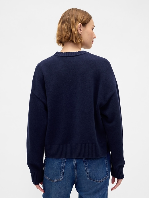 Image number 3 showing, CashSoft Brannan Bear Logo Sweater