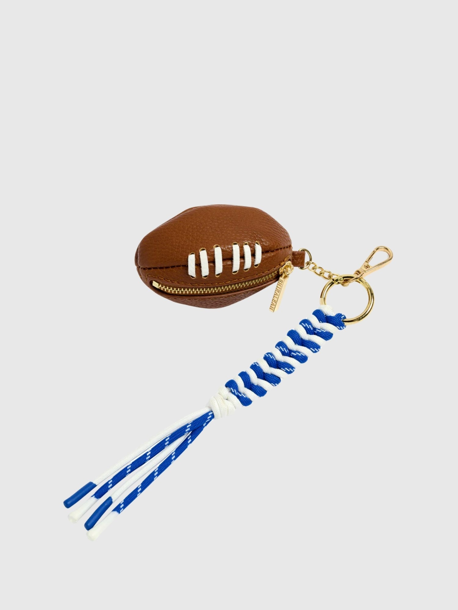 Shiraleah Football Bag Charm - Blue