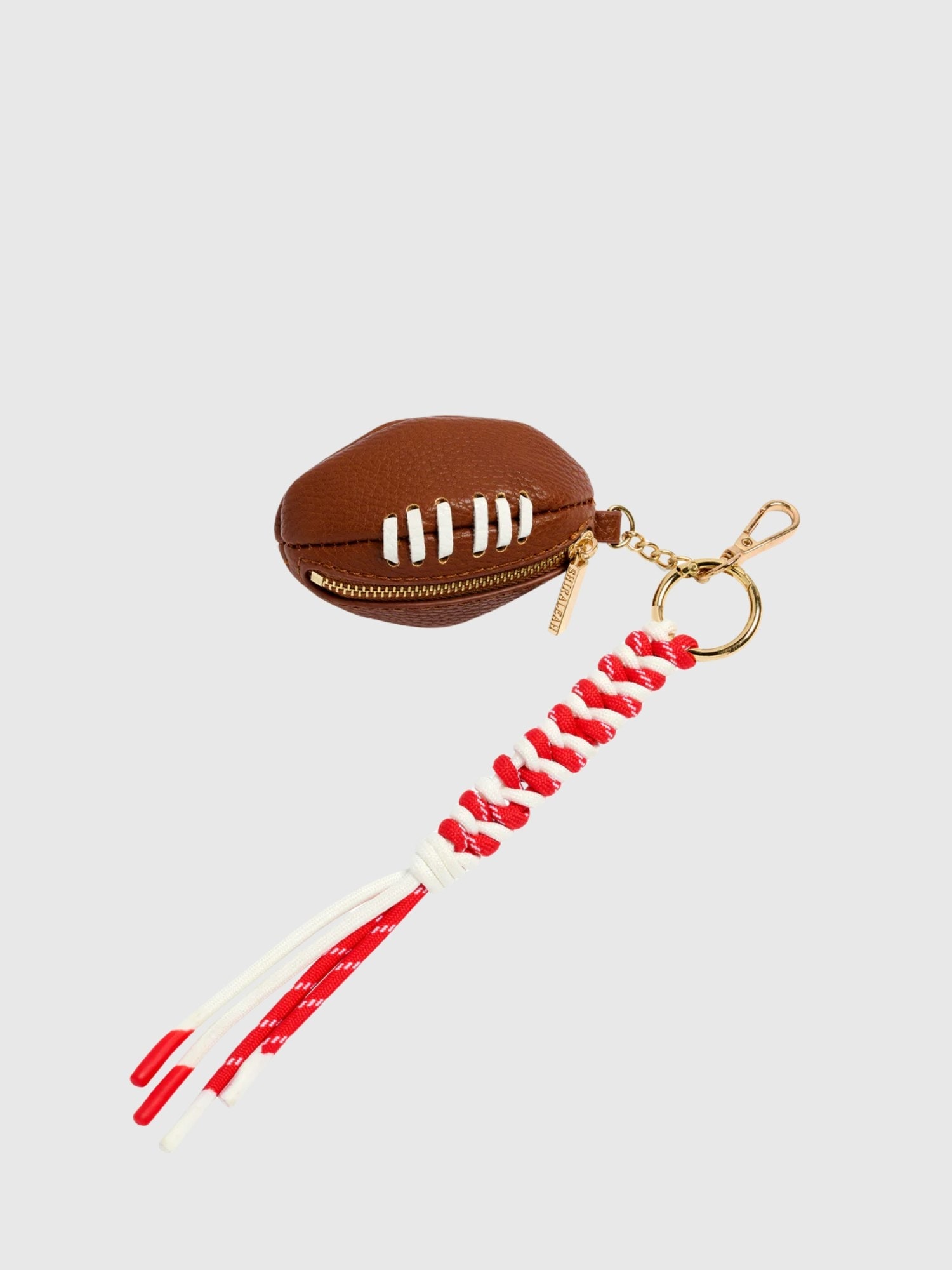 Shiraleah Football Bag Charm - Red