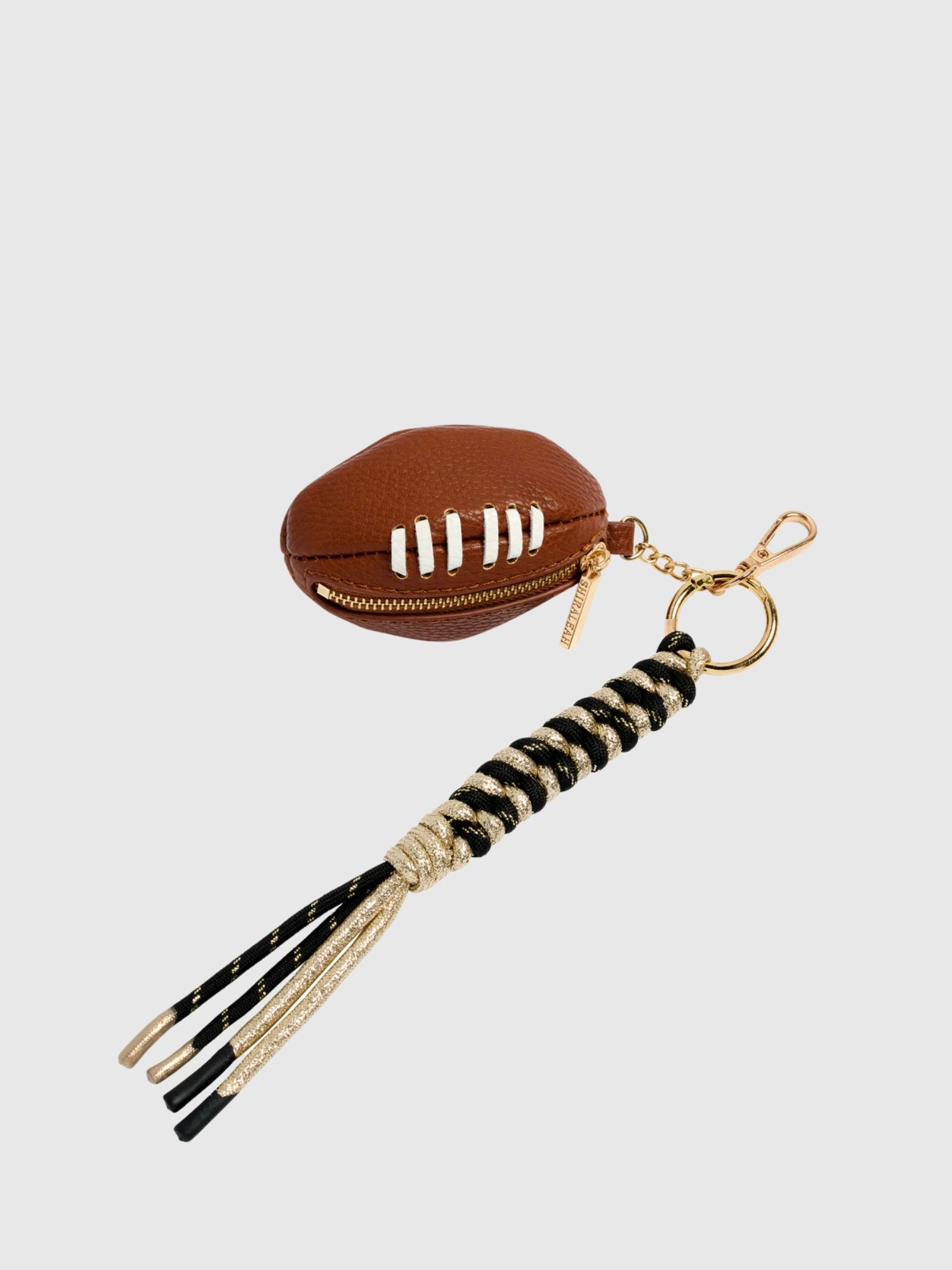 Женский брелок Gap Shiraleah Football Bag Charm, цвет: Чёрный