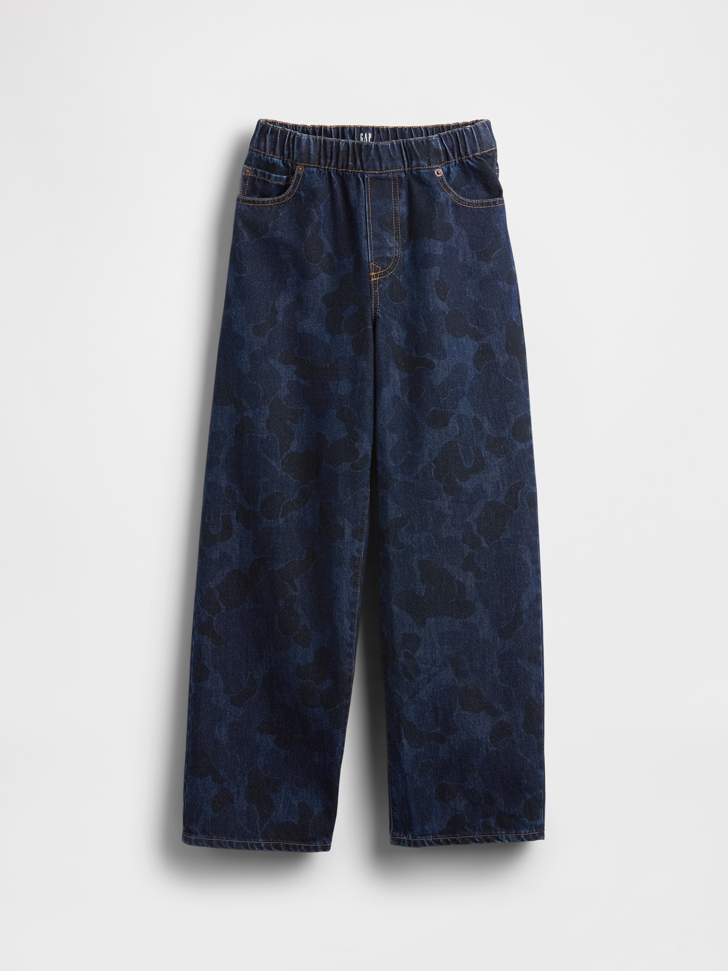 Kids Camo Easy Baggy Jeans