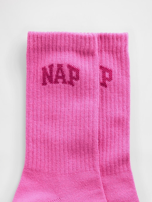 Image number 2 showing, NAP Logo Crew Socks