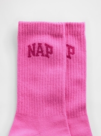 Image number 2 showing, NAP Logo Crew Socks