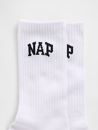Image number 2 showing, NAP Logo Crew Socks
