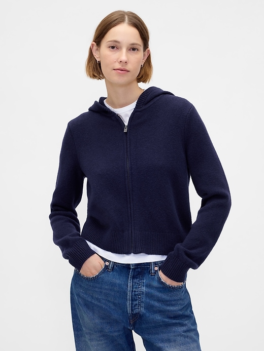 Image number 1 showing, CashSoft Sweater Zip Hoodie