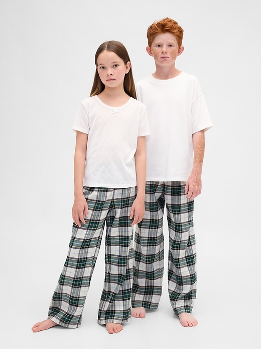 Image number 1 showing, Kids Recycled Flannel PJ Pants