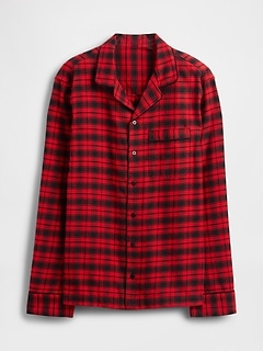 Adult Softest Flannel PJ Shirt