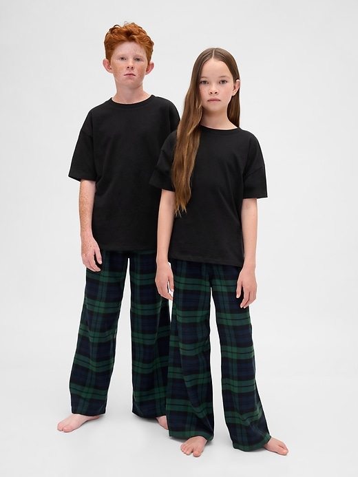 Image number 1 showing, Kids Recycled Flannel PJ Pants