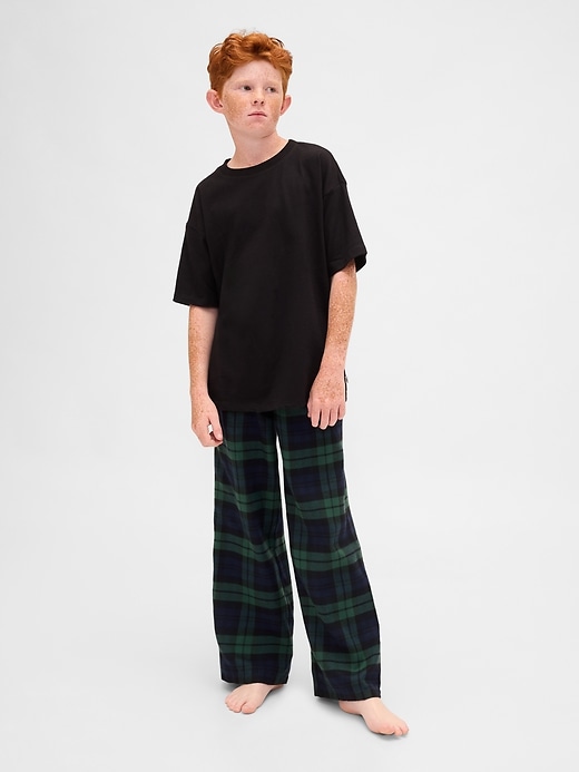 Image number 3 showing, Kids Recycled Flannel PJ Pants