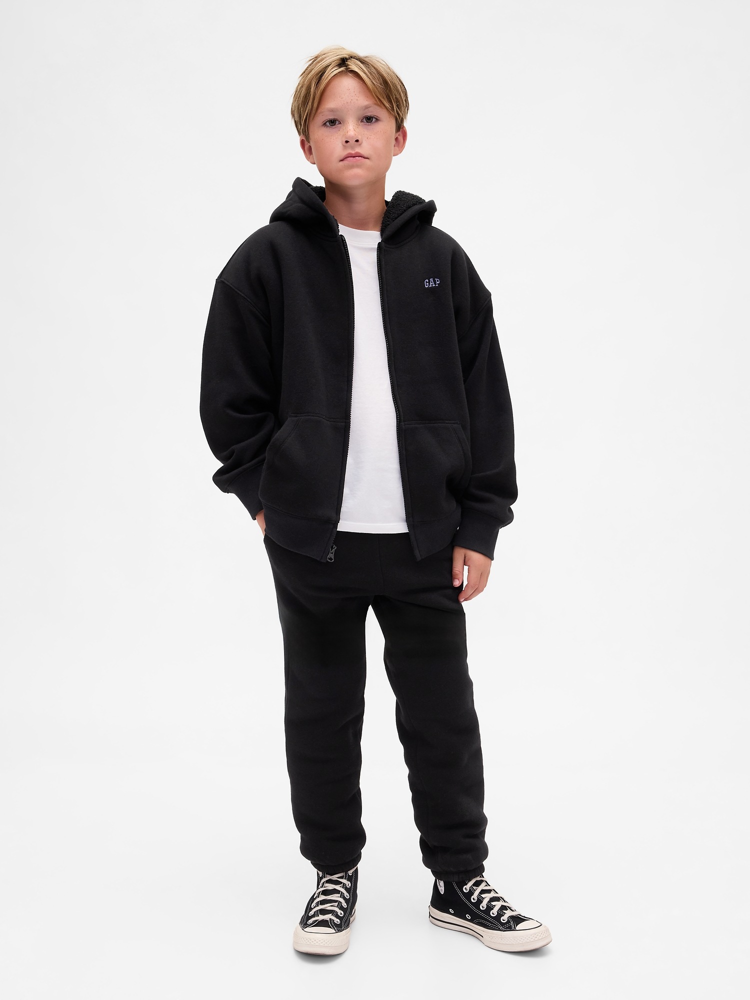 Детские джоггеры Gap на флисовой подкладке Sherpa