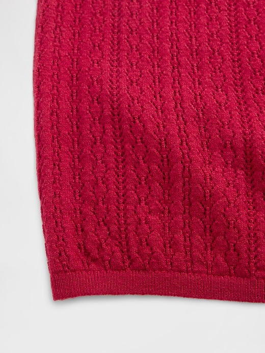 Image number 4 showing, Pointelle Turtleneck Sweater
