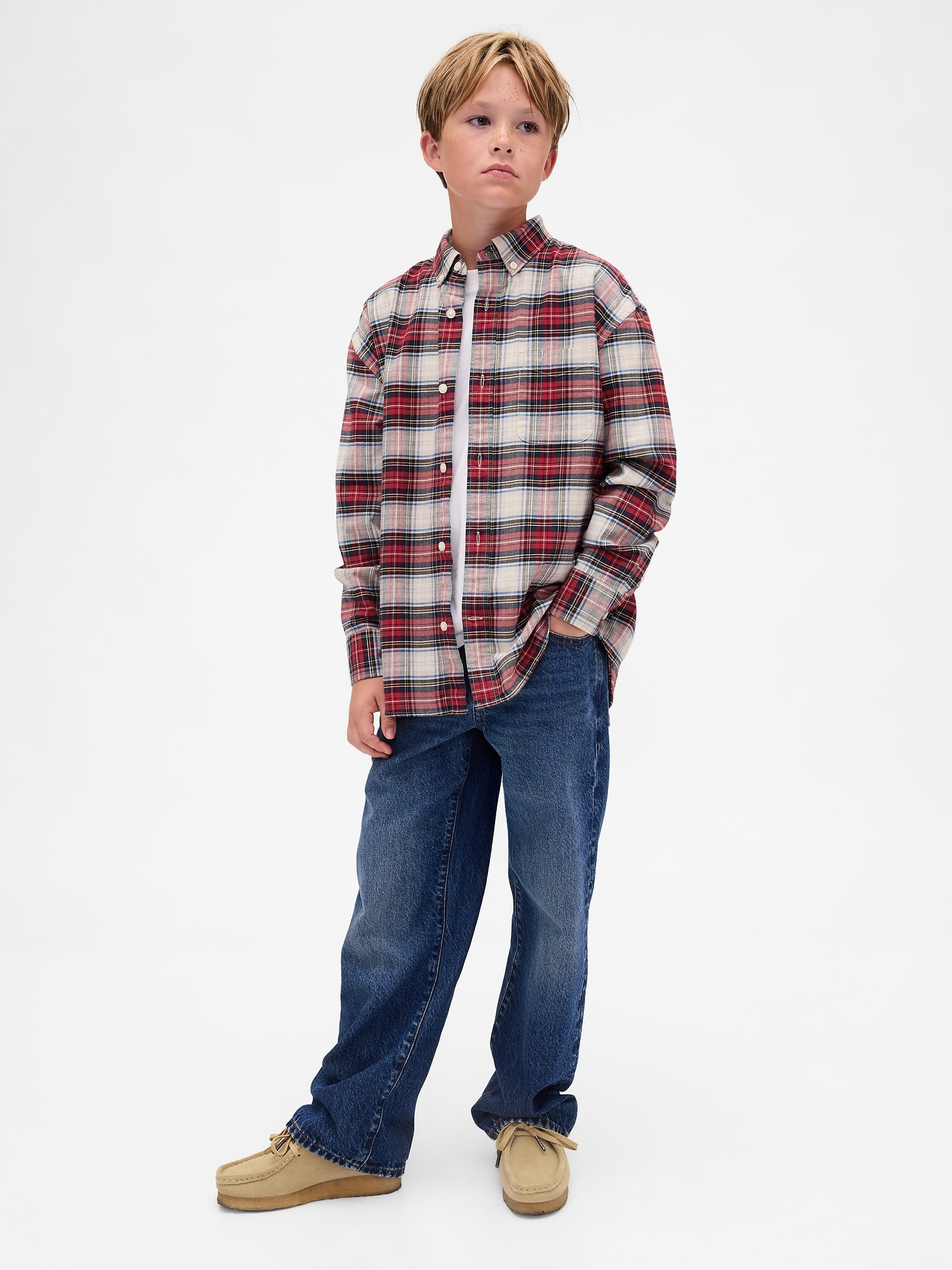Kids Relaxed Oxford Shirt