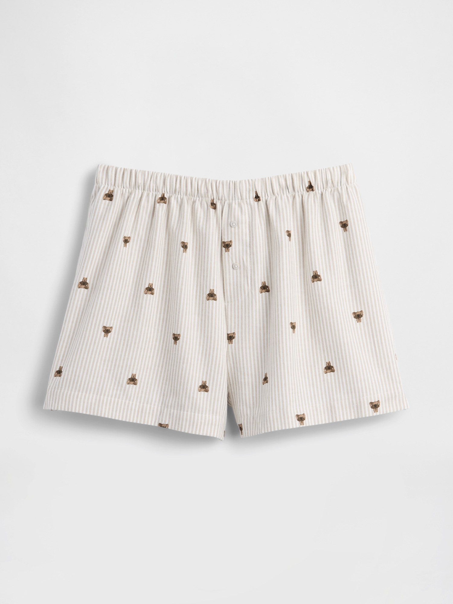 Logo Flannel Boxer Shorts - Brannan Bear