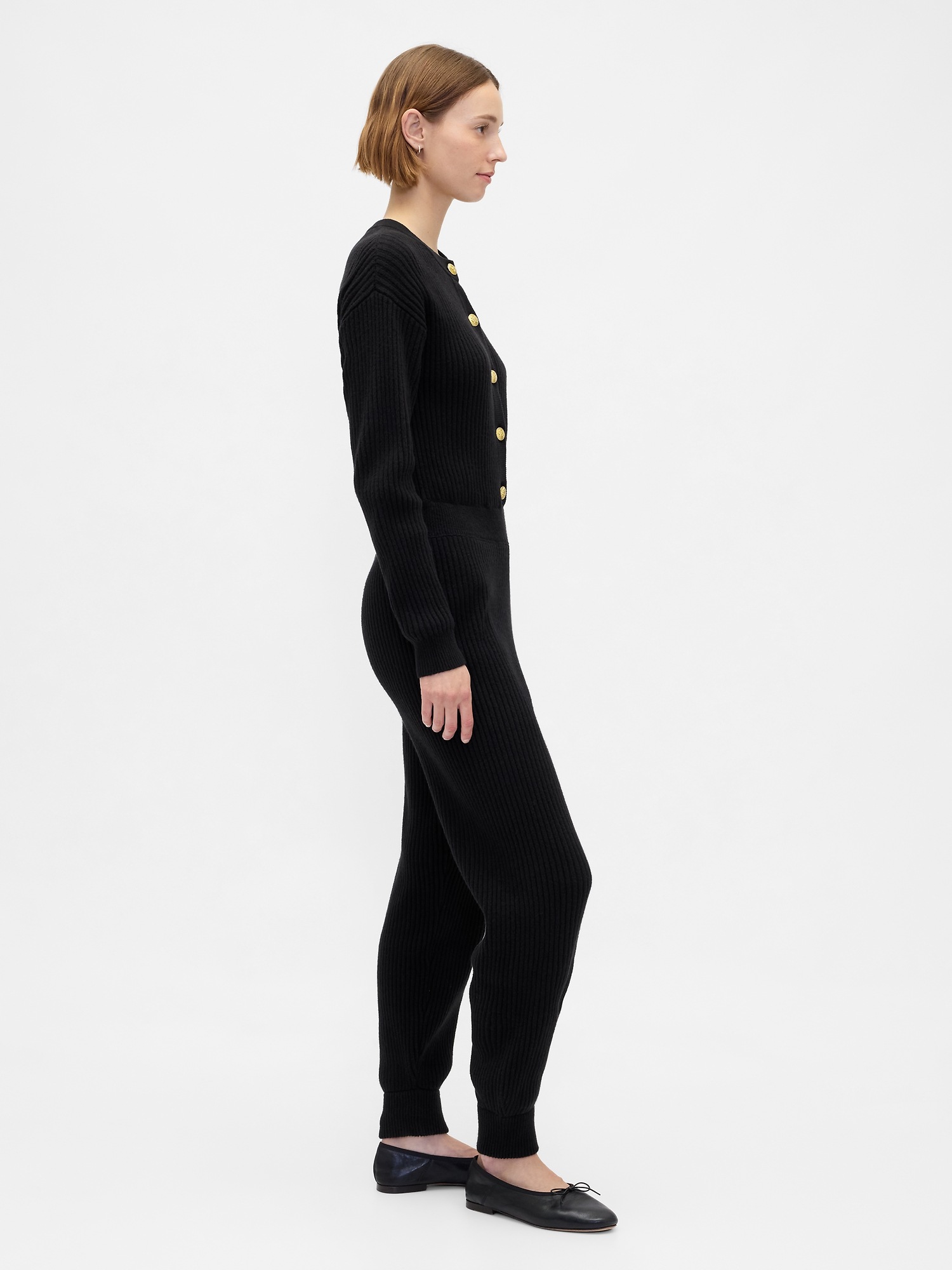 Женские комбинезоны Gap CashSoft Rib Sweater Jumpsuit — фото 3
