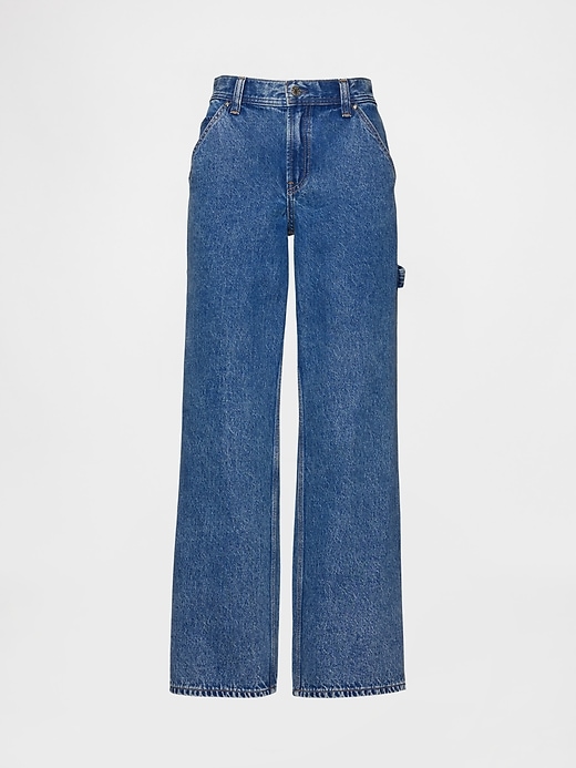 Image number 9 showing, Gap × Sandy Liang Low Rise ‘90s Loose Carpenter Jeans