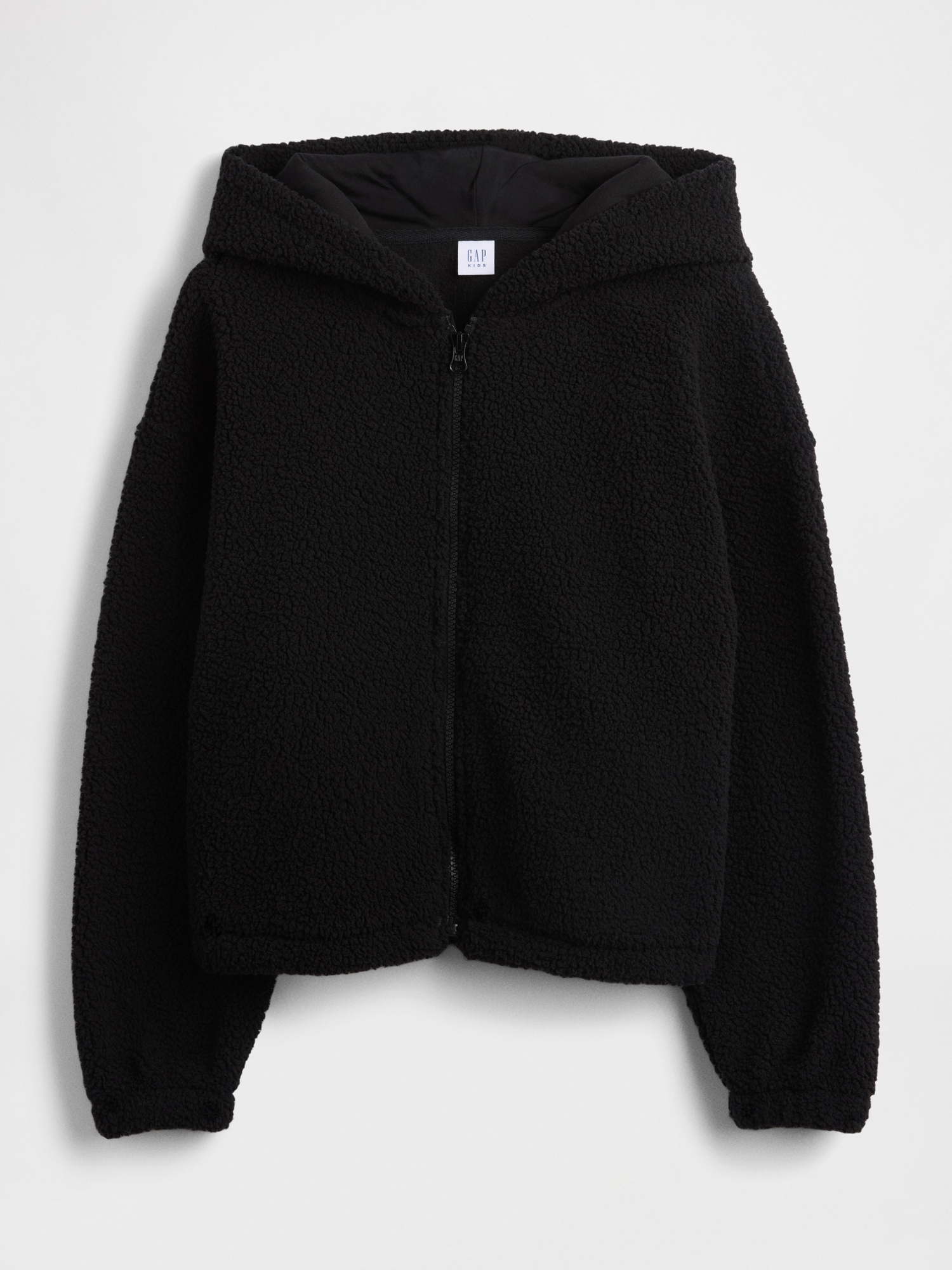 Kids Sherpa Relaxed Zip Hoodie