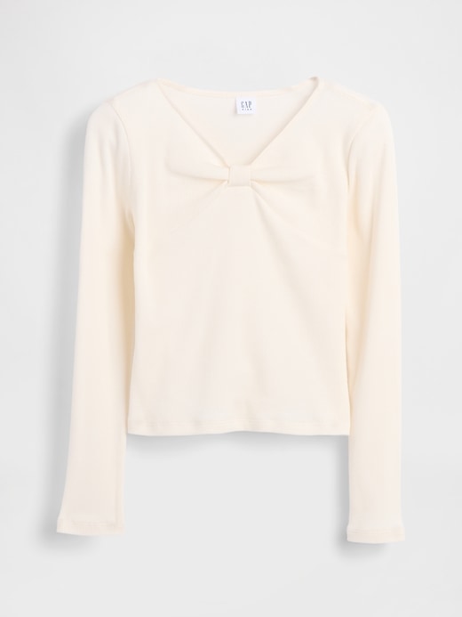 Image number 1 showing, Kids Bow-Neck T-Shirt