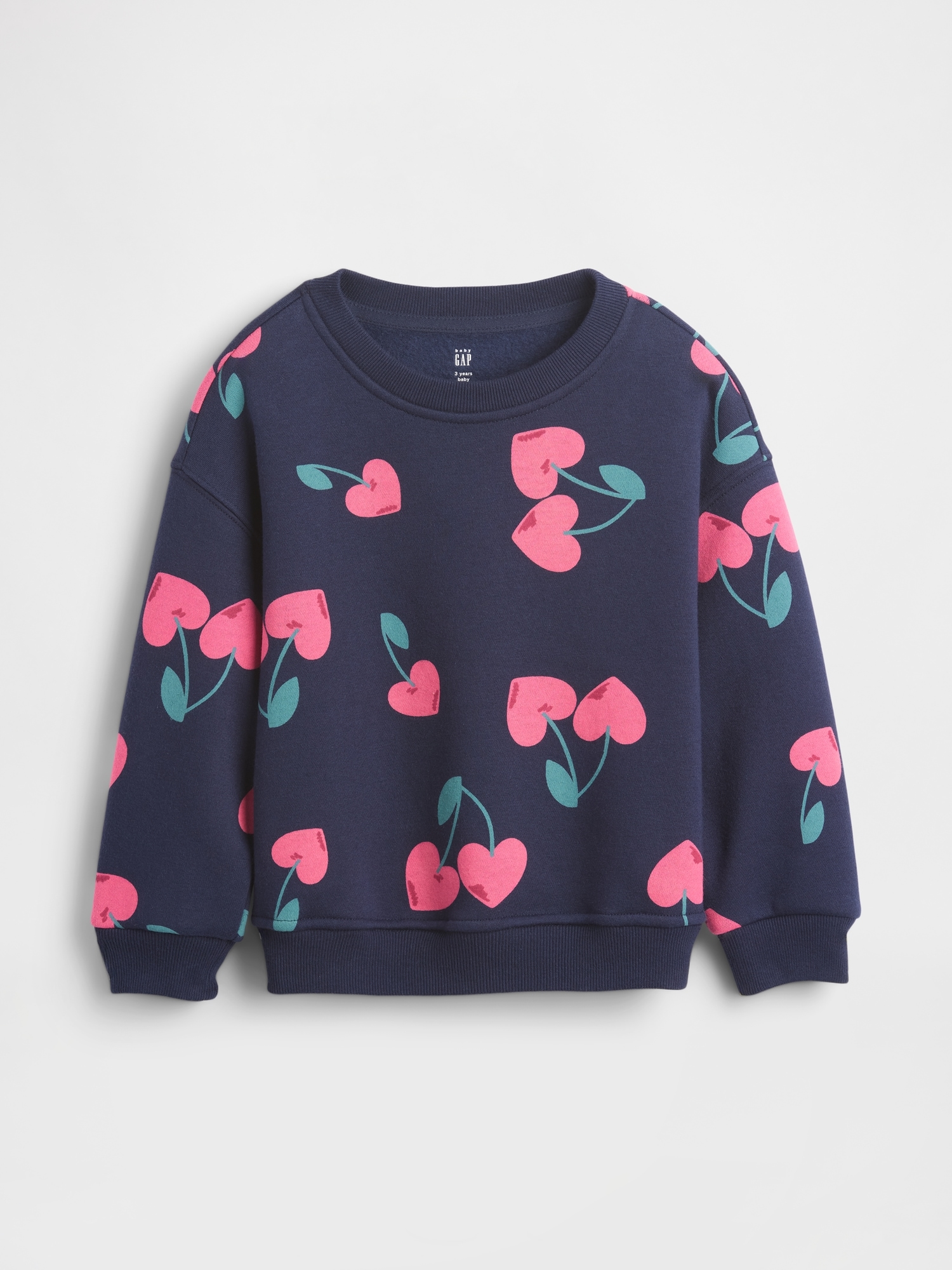 Baby & Toddler VintageSoft Sweatshirt - Navy Cherries