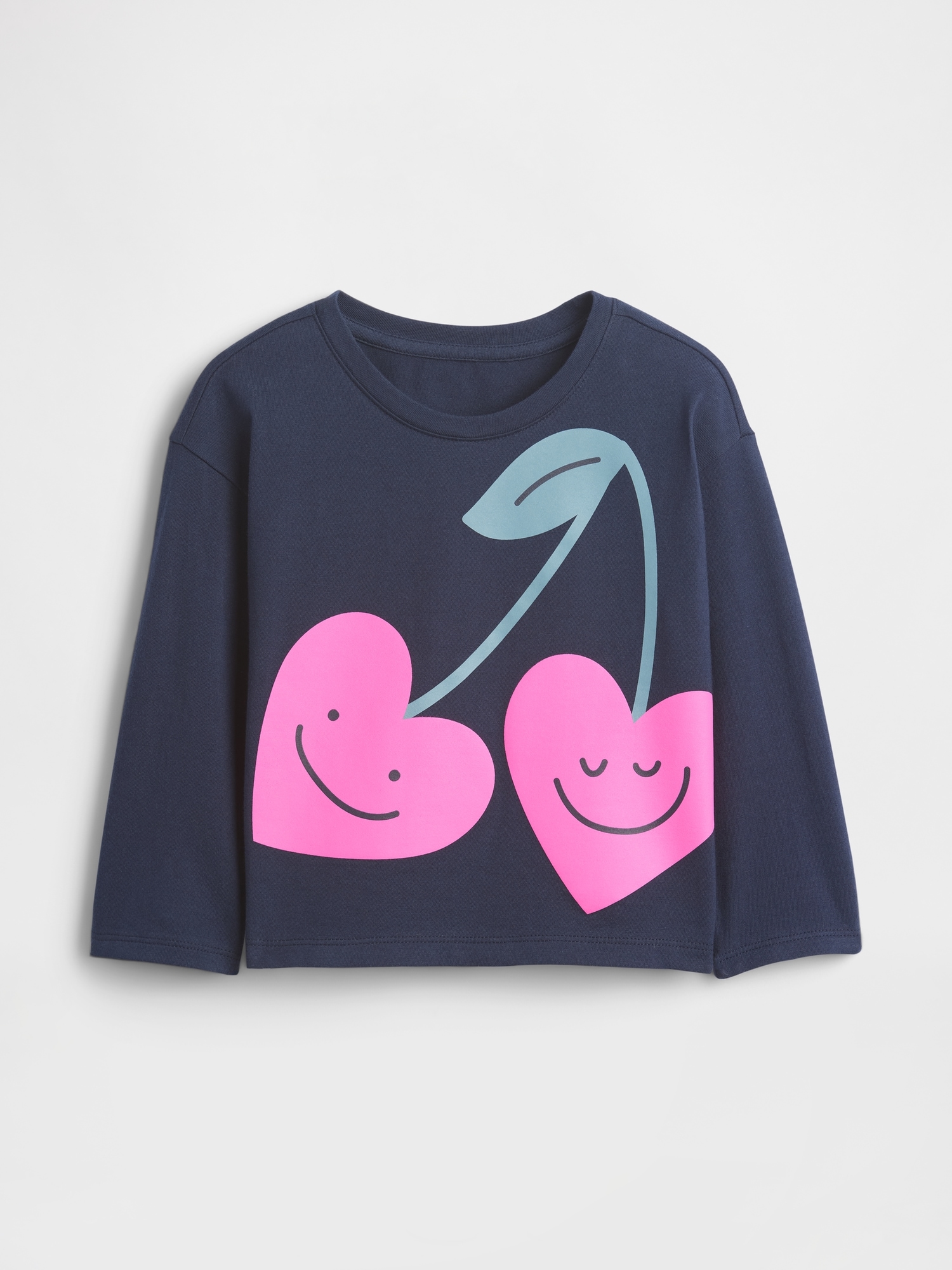 Baby & Toddler Mix & Match Relaxed Graphic T-Shirt - Navy Cherries