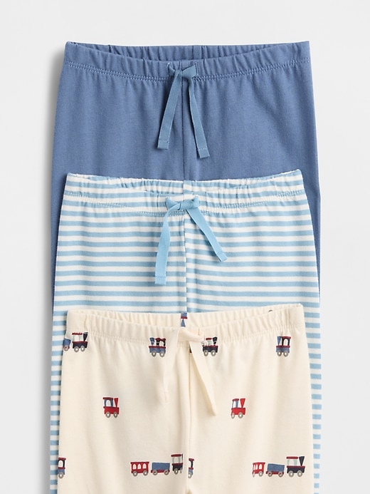 Image number 4 showing, Baby First Favorites Organic Cotton Pull-On Pants (3-Pack)