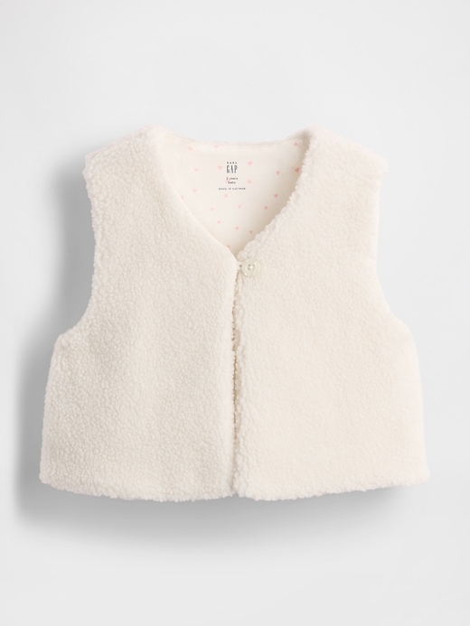 Image number 1 showing, Baby & Toddler Sherpa Vest