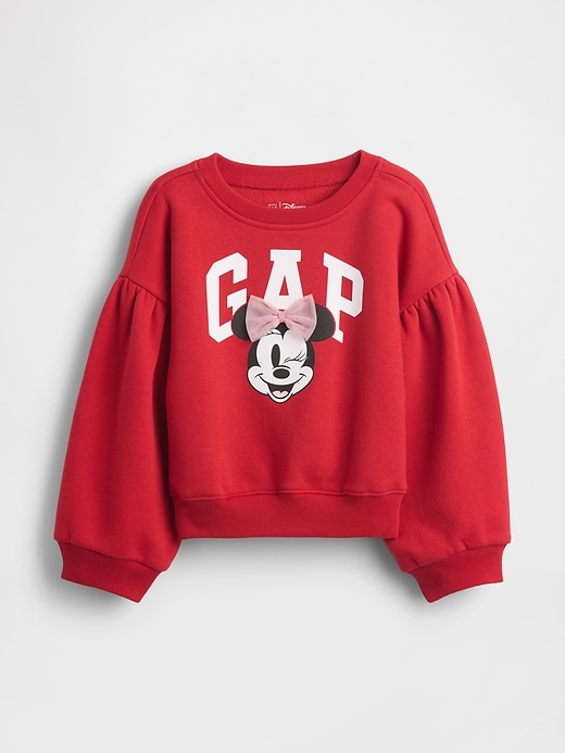 Image number 1 showing, Gap × Disney Baby & Toddler VintageSoft Logo Bubble Sweatshirt