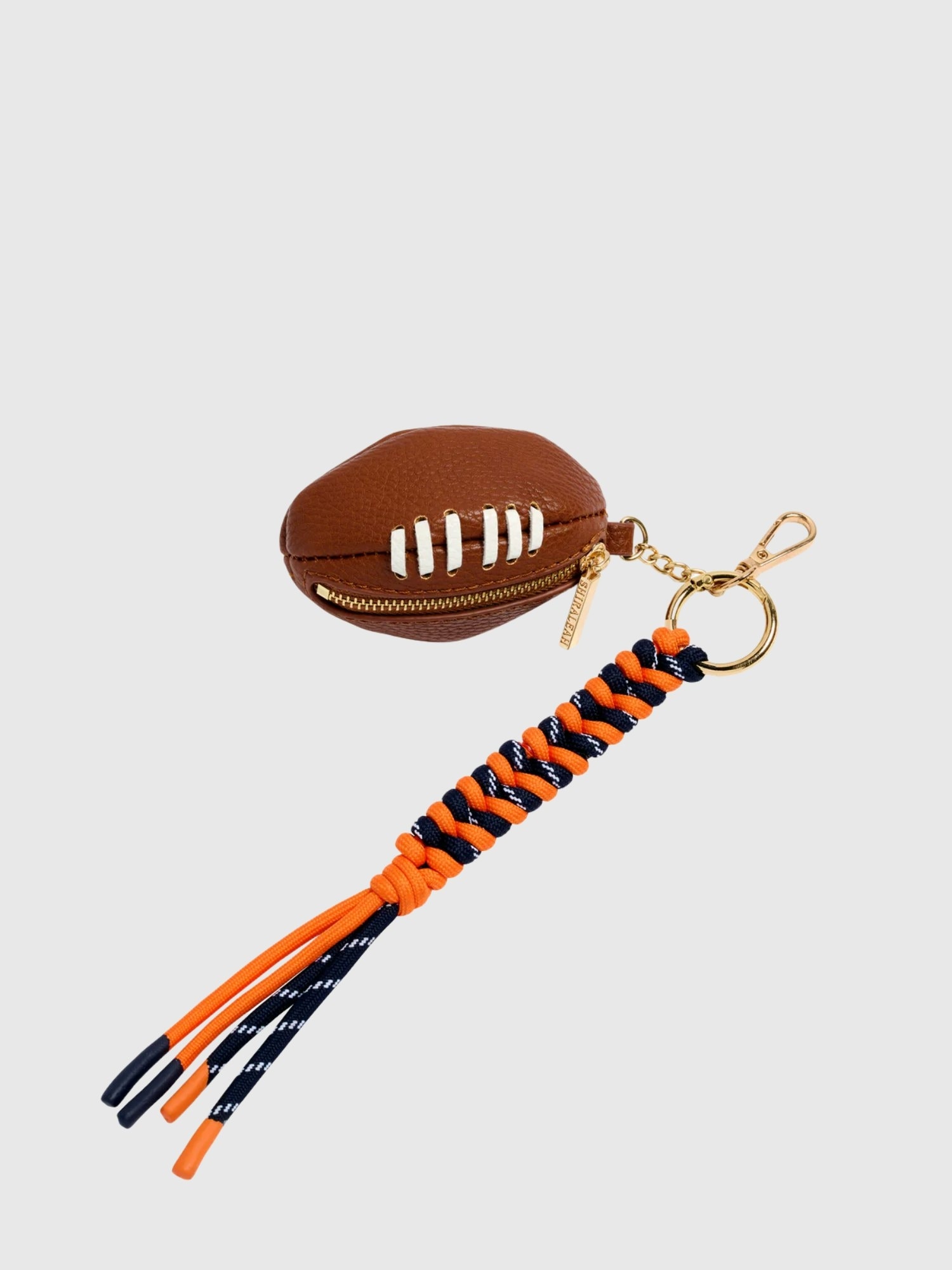 Shiraleah Football Bag Charm - Navy