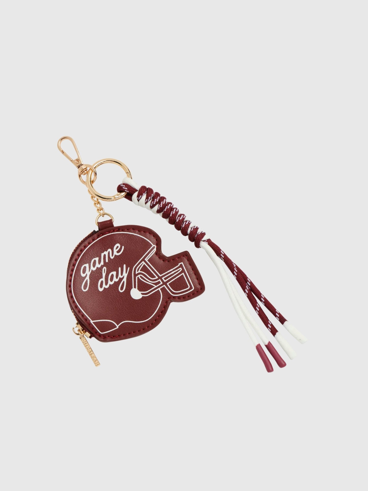 Shiraleah Helmet Bag Charm - Maroon