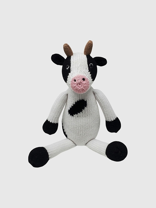 Image number 1 showing, Cow Knit Toy