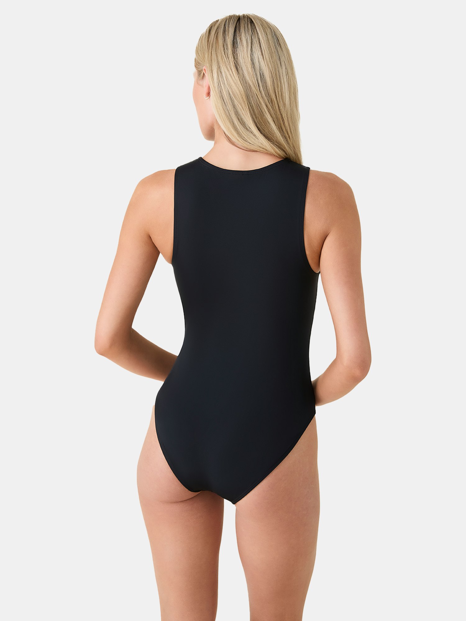 Andie Malibu Classic One Piece - Long Torso - Black - View 29