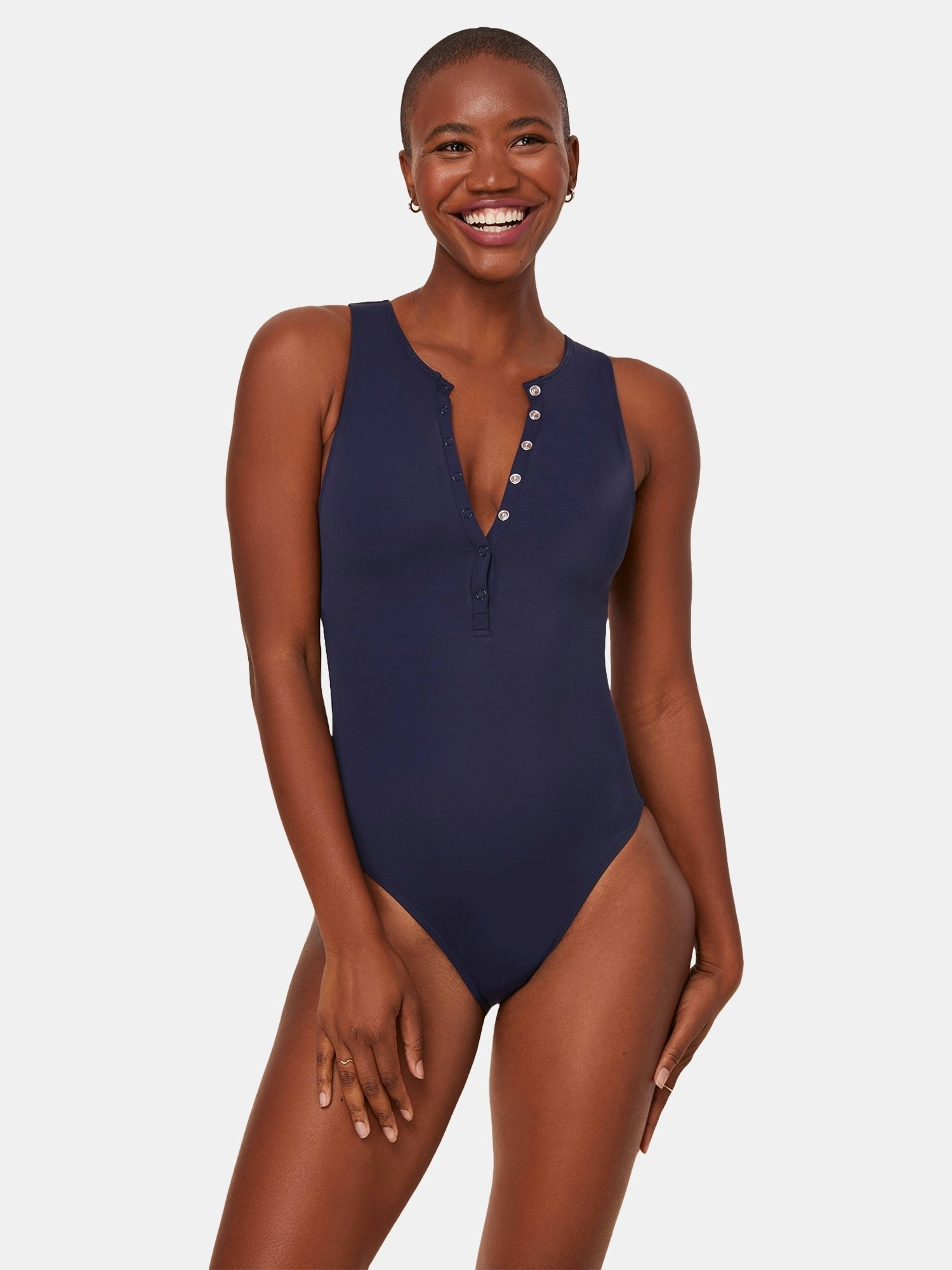 Andie Malibu Classic One Piece - Long Torso - Navy