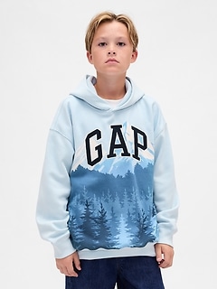Kids Graphic Logo Hoodie