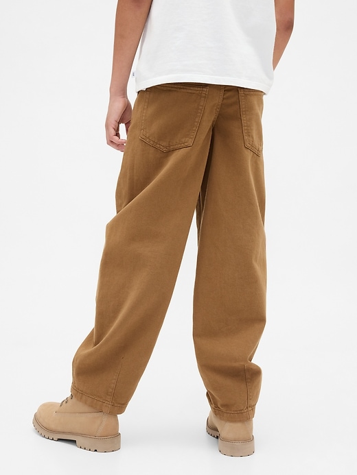 Image number 4 showing, Kids Baggy Barrel Jeans