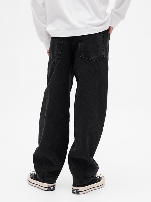 Image number 4 showing, Kids Baggy Barrel Jeans