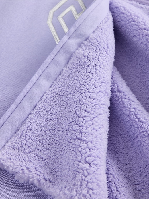 Image number 5 showing, Kids Sherpa-Lined Graphic Logo Hoodie