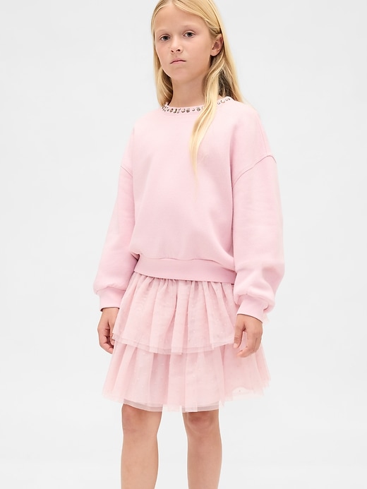 Image number 1 showing, Kids Tiered Tulle Skirt
