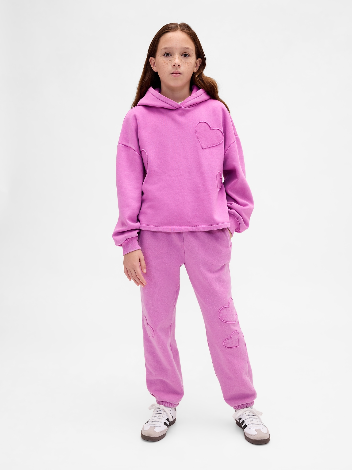 Kids VintageSoft Relaxed Patch Joggers - Budding Lilac