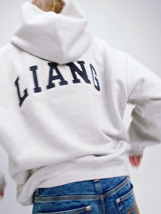 Gap × Sandy Liang Adult Extra Heavyweight Logo Oversized Hoodie | Gap