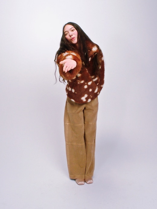 Gap × Sandy Liang ヴィーガンファー ハーフジッププルオーバー Gap × Sandy Liang ヴィーガンファー ハーフジッププルオーバー