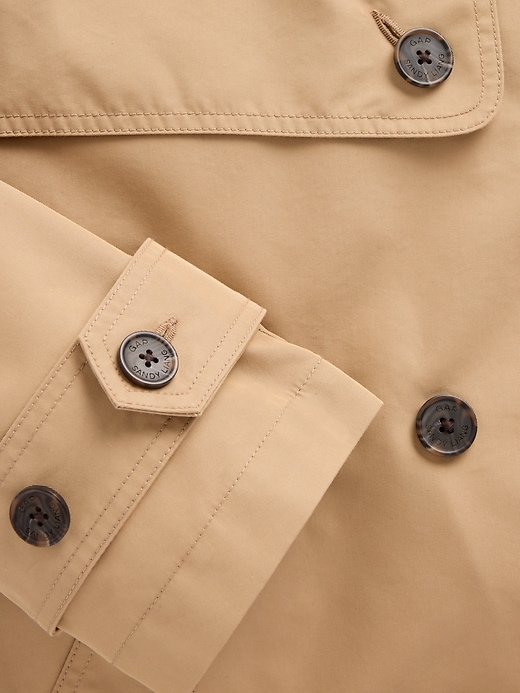 Image number 6 showing, Gap × Sandy Liang Bow-Back Trench Coat