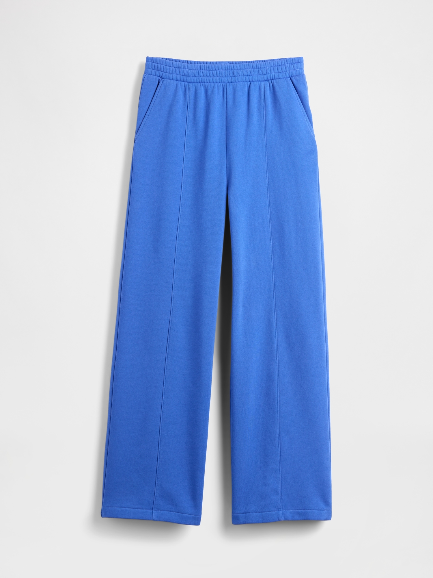 VintageSoft Seamed Straight Sweatpants - Dazzle Blue