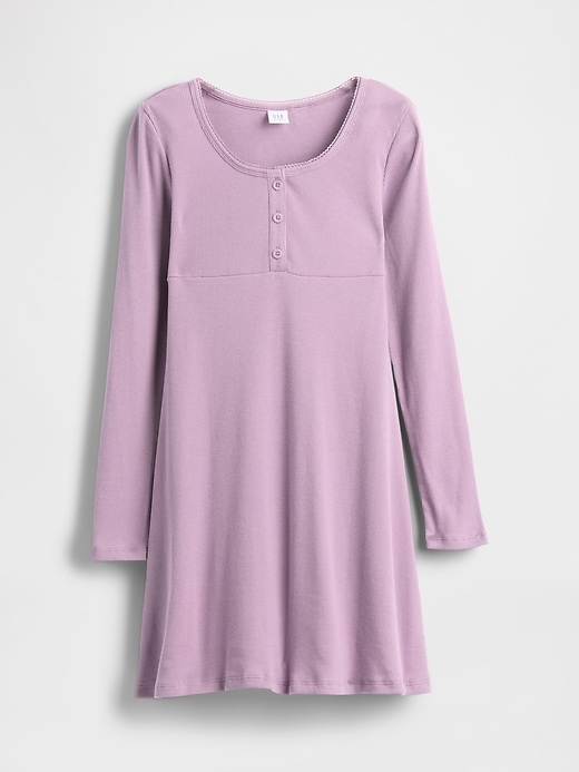 Image number 2 showing, Kids Rib Henley Dress